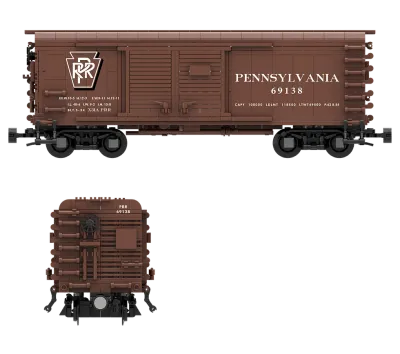X31B 4-Door Box Car PRR Circle Keystone #61802 Blt 5-36