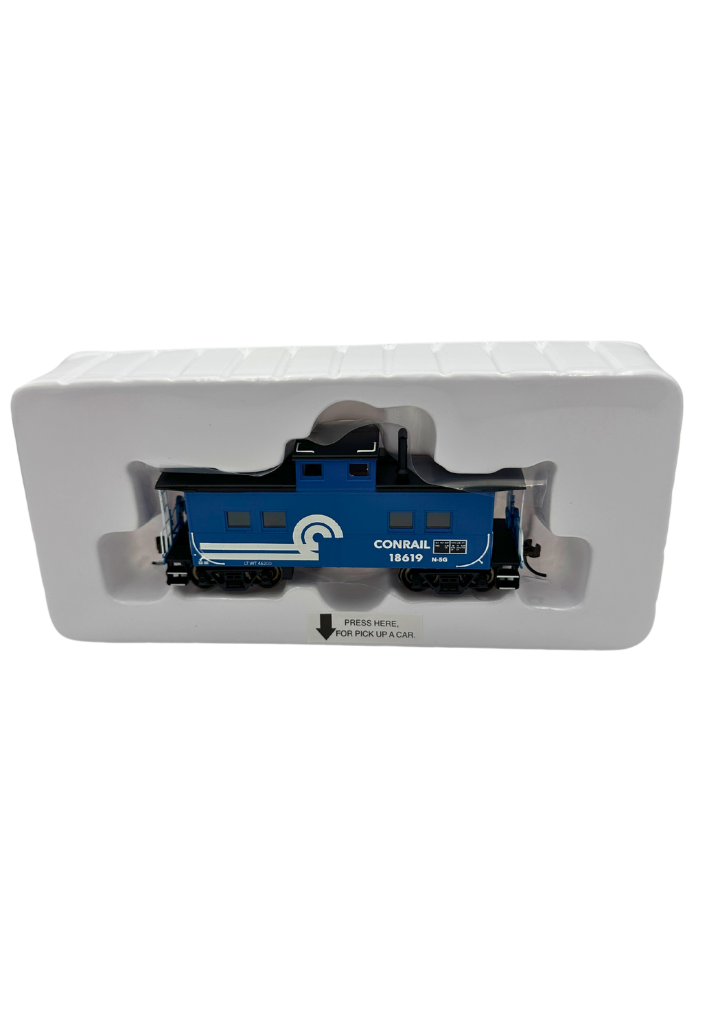 HO Northeast Steel Caboose Conrail #18619 - Blue