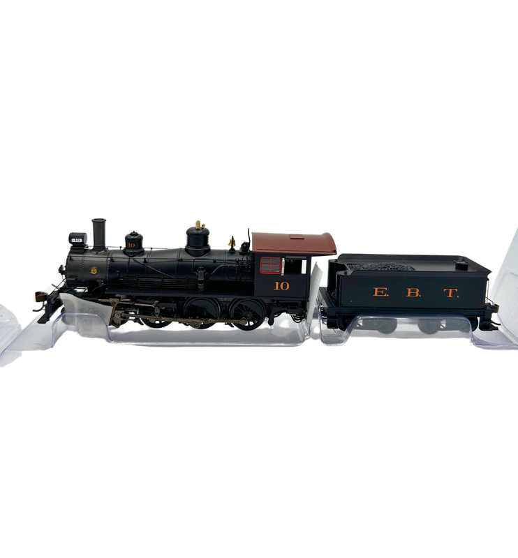HO Baldwin 52&quot; Driver 4-6-0 Steam Locomotive (DCC Ready with NMRA 8-Pin Plug) East Broad Top #10