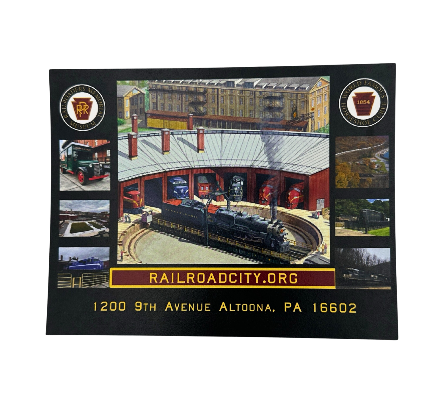 Railroadcity.org Postcard
