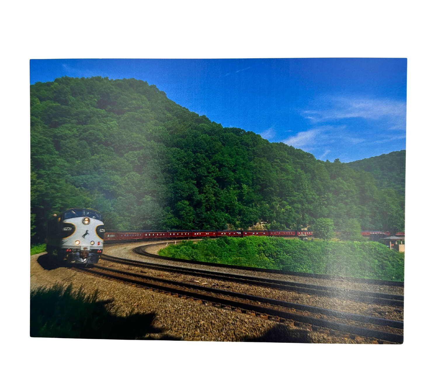 NS #4270 Heritage w/ Executive Cars HSC Postcard