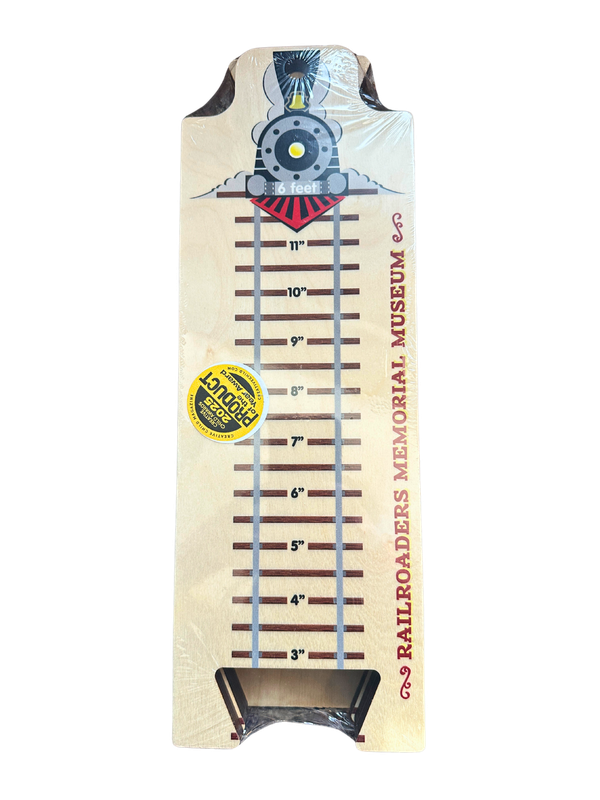 Railroaders Memorial Museum Wooden Growth Chart
