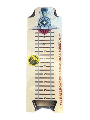 Railroaders Memorial Museum Wooden Growth Chart