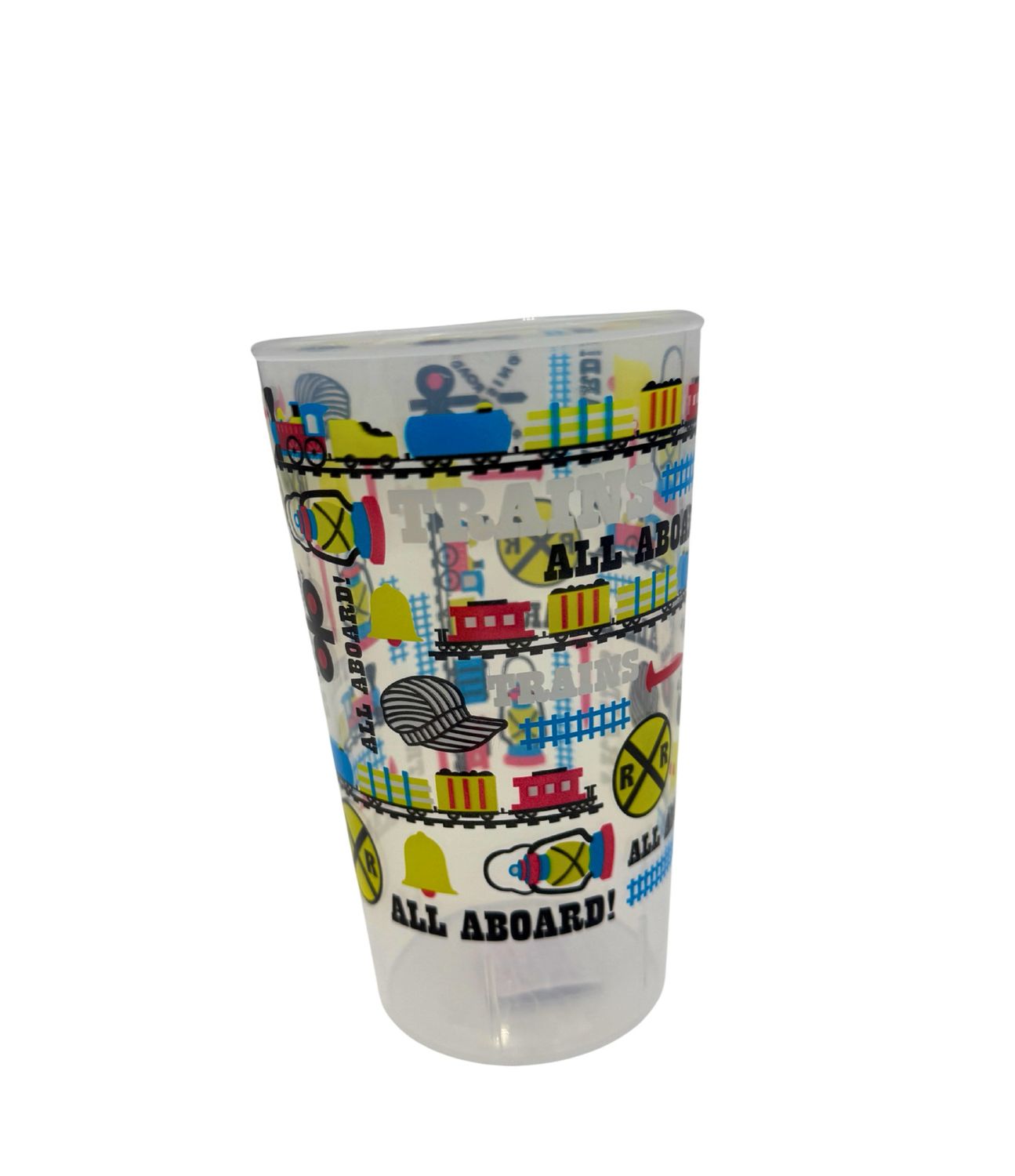 All Aboard Train Icons Stacking Cup