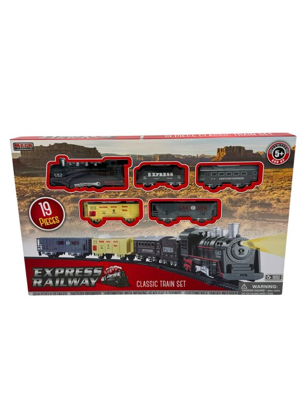 Express Railways Train Playset 19pc