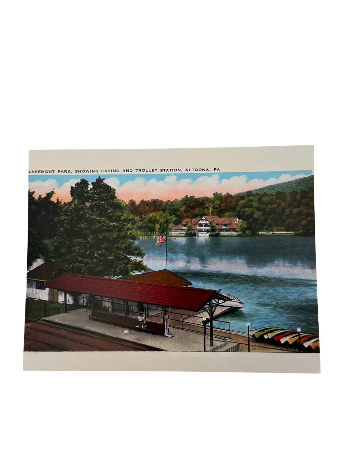 Lakemont Park Casino Postcard