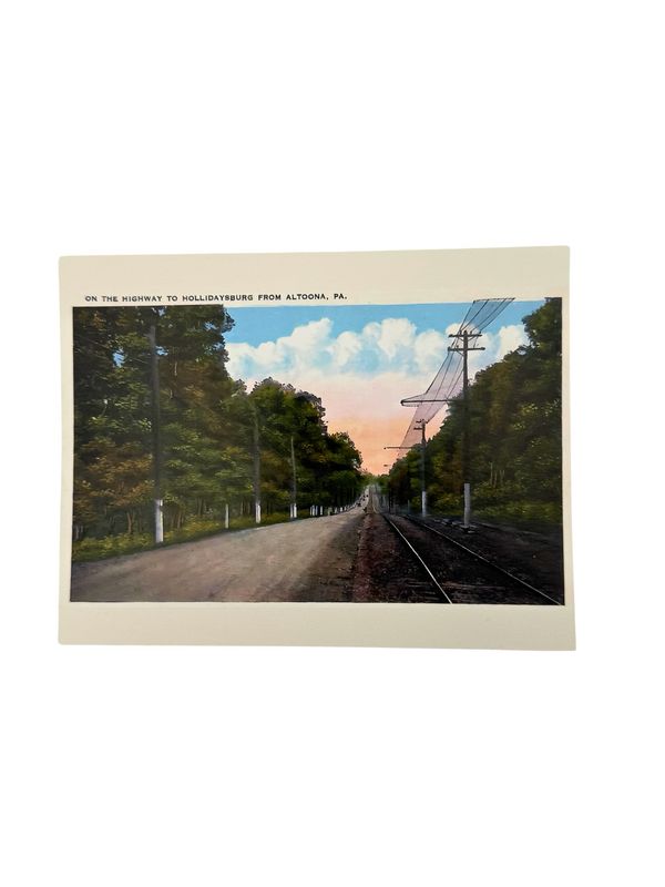 Hwy to Hollidaysburg Postcard