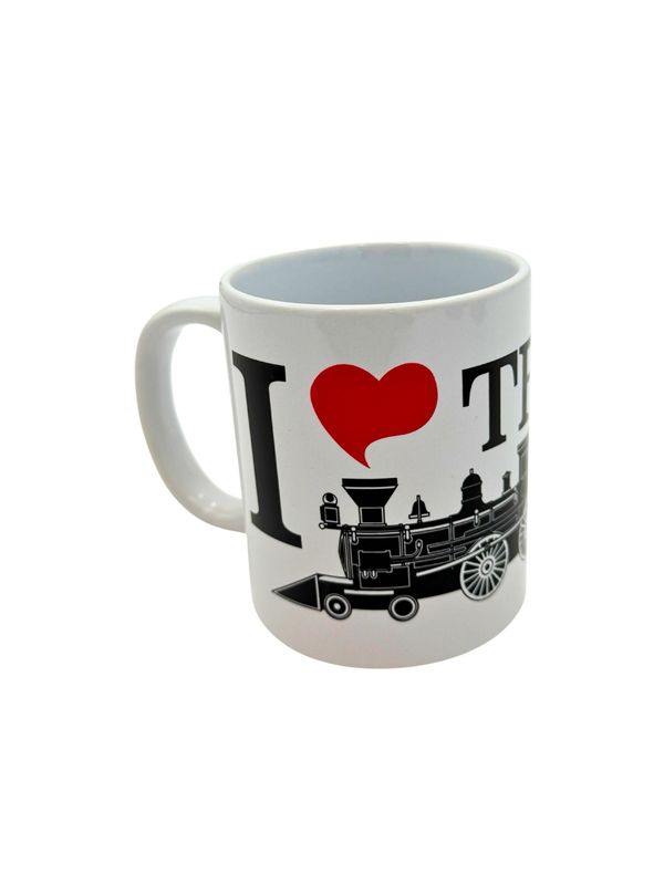 I Love Trains Mug