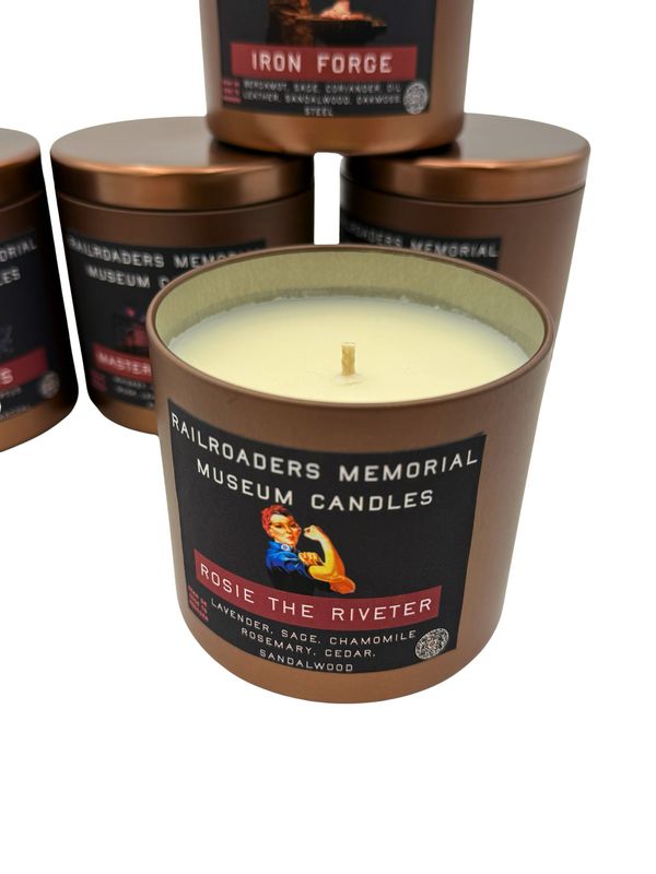 Rosie The Riveter 11.5oz Bronze Candle