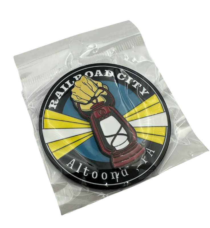 Railroad City Altoon PA Spinning Lantern Magnet