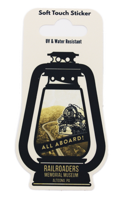 Railroaders Memorial Museum Lantern Sticker