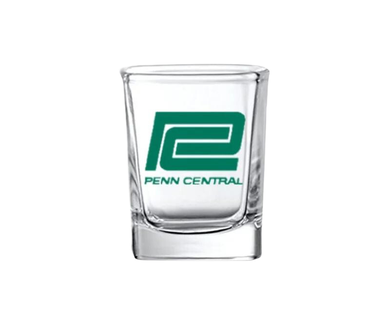 Penn Central Cubed Shot Glass