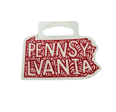 Pennsylvania Sticker (Red)
