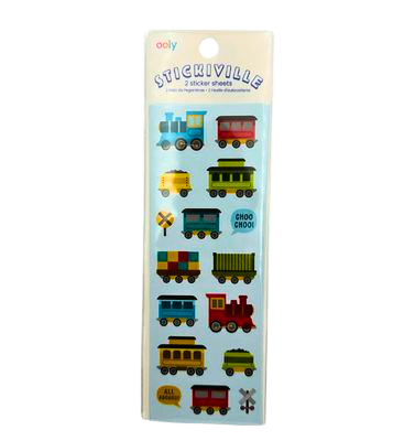 Stickiville Train Stickers