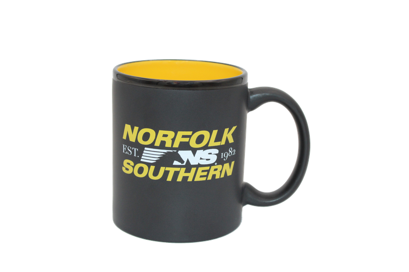 Norfolk Southern Black &amp; Yellow Mug