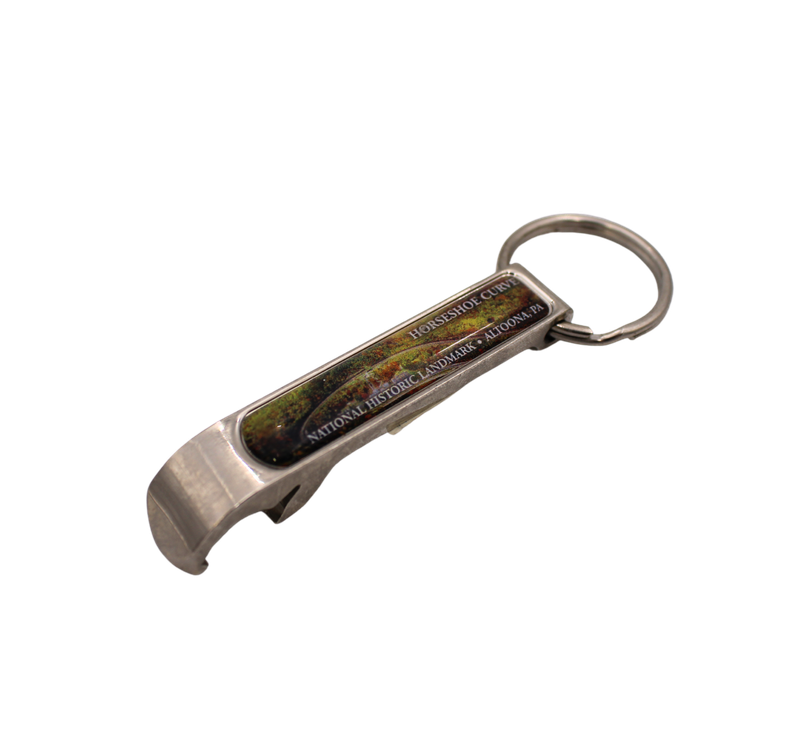 Horseshoe Curve Bottle Opener Keychain