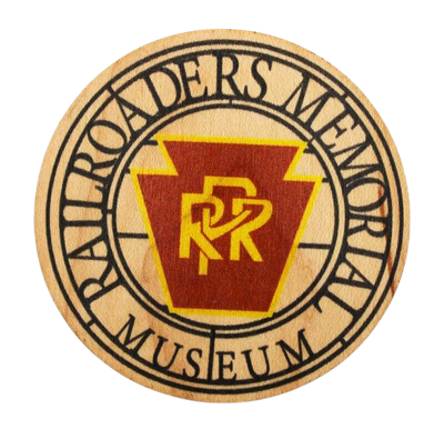 Railroaders Memorial Museum Wooden Sticker