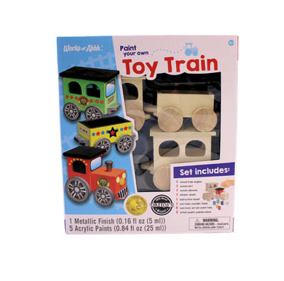 Paint Your Own Toy Train