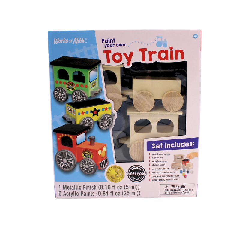 Paint Your Own Toy Train