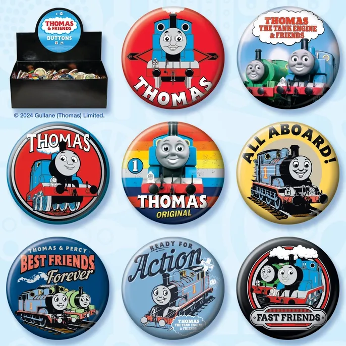 Thomas &amp; Friends 7pc Button Assortment