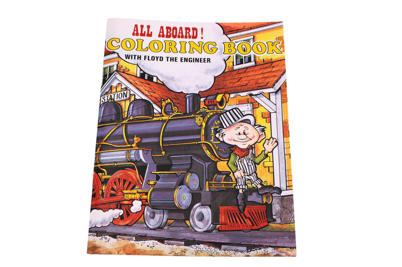 All Aboard! Coloring Book With Floyd The Engineer