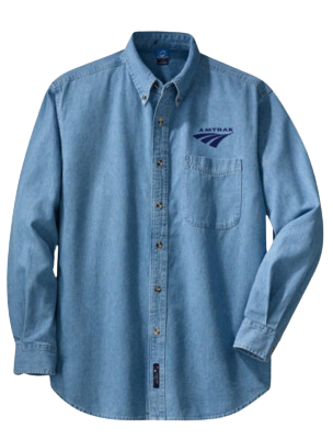 Amtrak Travelmark Denim Long Sleeve #252
