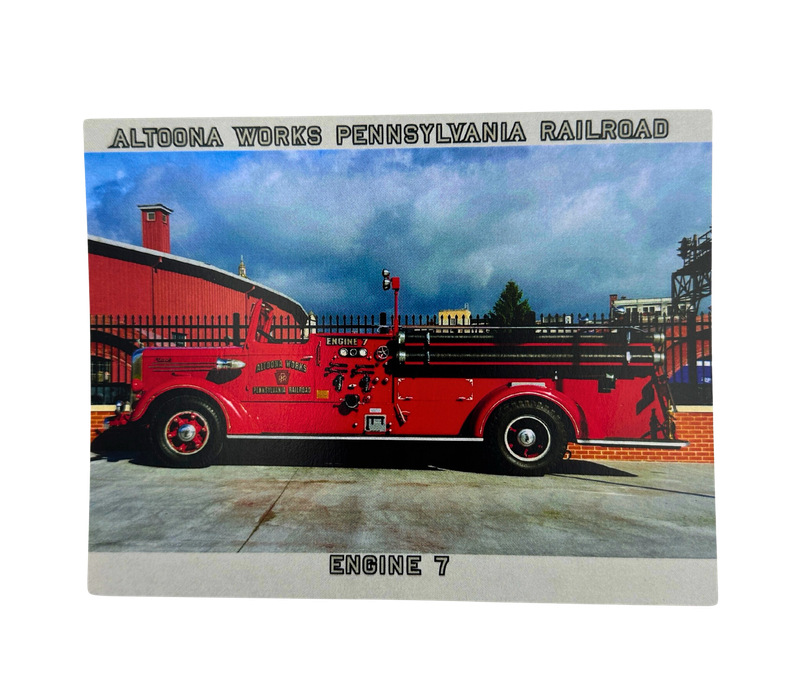 Engine #7 Postcard
