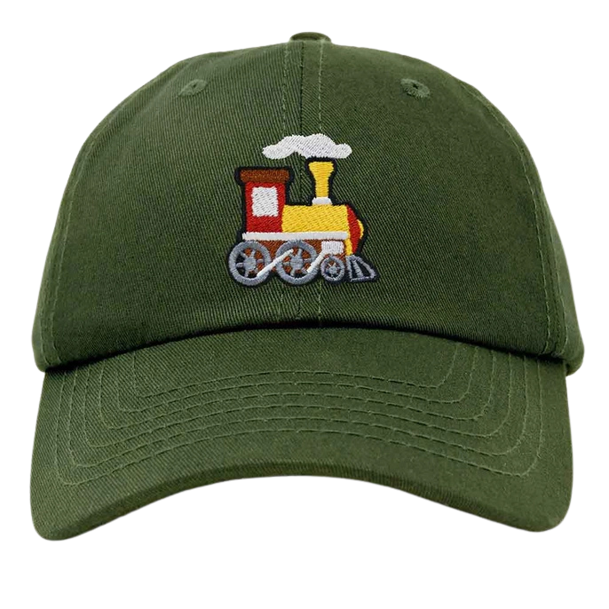 Embroidered Train Hat