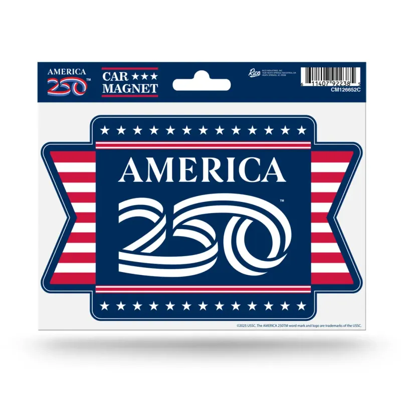 USA America 250 Badge Magnet