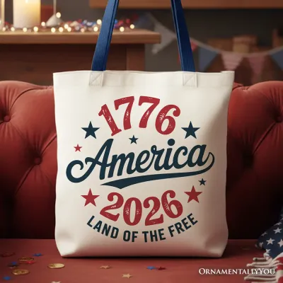 America 1776-2026 Canvas Tote Bag