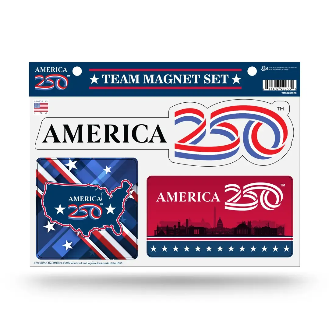 USA America 250 Team Magnet Sheet