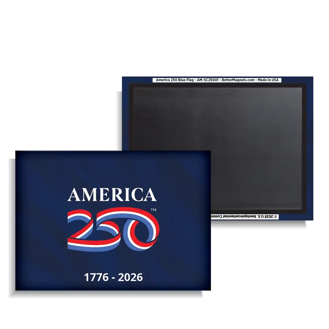 America 250 Blue Flag Magnet