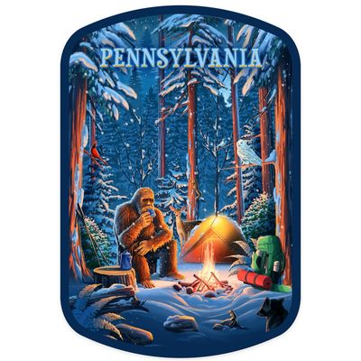 Pennsylvania Stickers Sasquatch Sticker - Mini