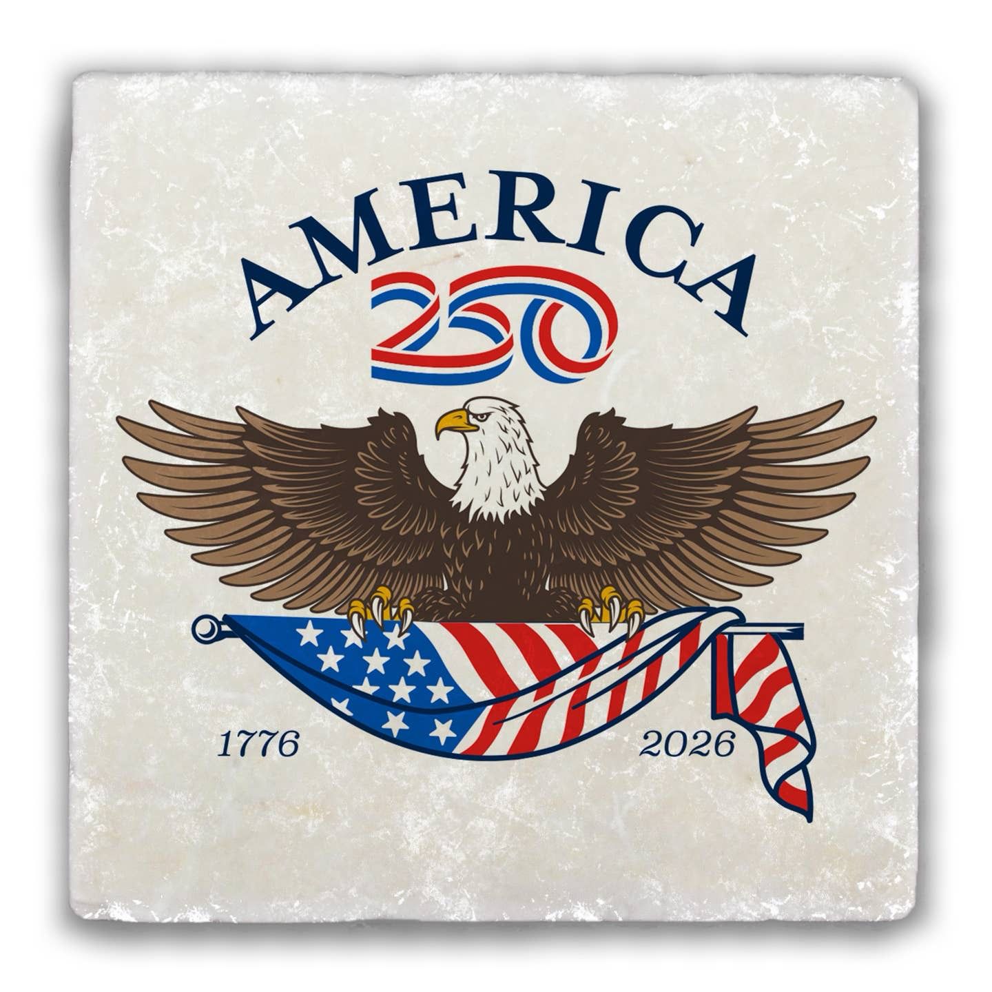 America 250 Eagle Stone Coaster