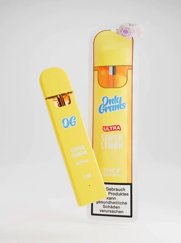 Only Grams THCP Vape Pen Super Lemon Ultra 1ml Sativa (NEU)