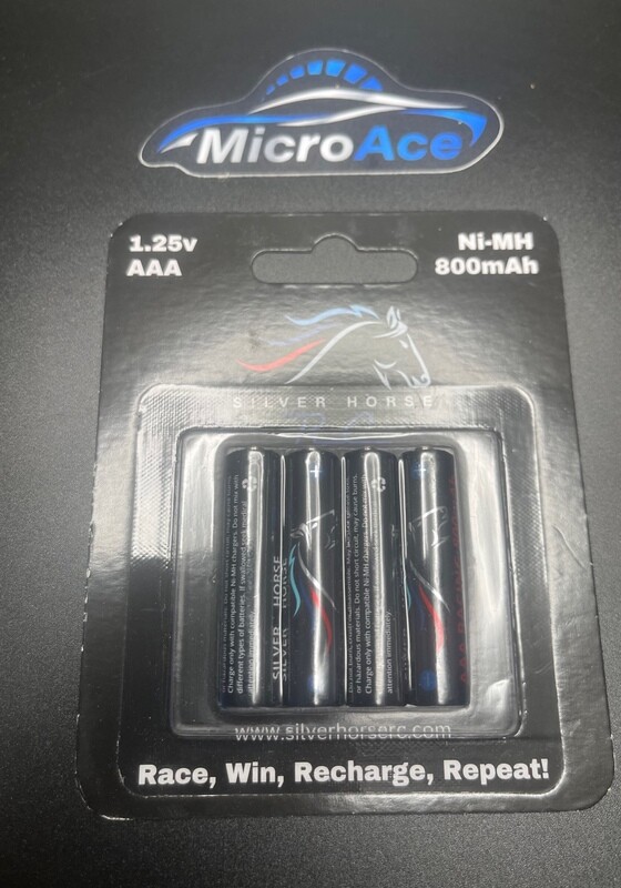 800mAH AAA Mini-Z Racing Cells - Silver Horse RC
