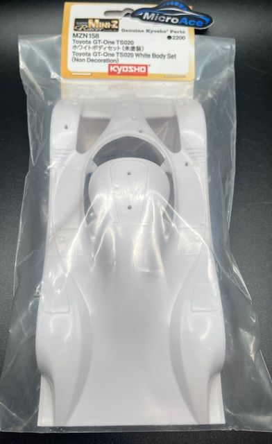 MZN 158 Toyota GT One TS020 white body set