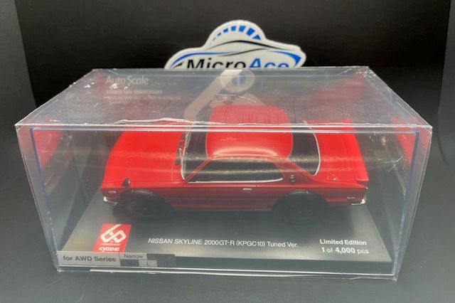 Kyosho MZP466R60 ASC Nissan Skyline 2000GT-R KPGC10 Tuned Red 60th Anniversary
