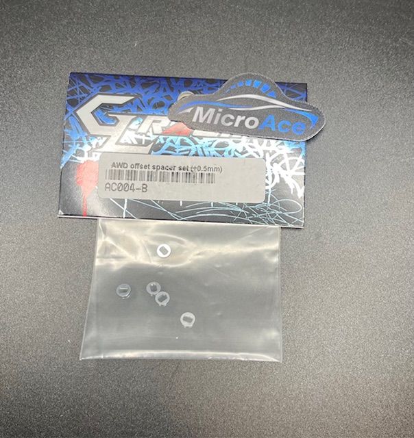 AC004-B AWD OFFSET SPACER SET (.5MM) GL Racing