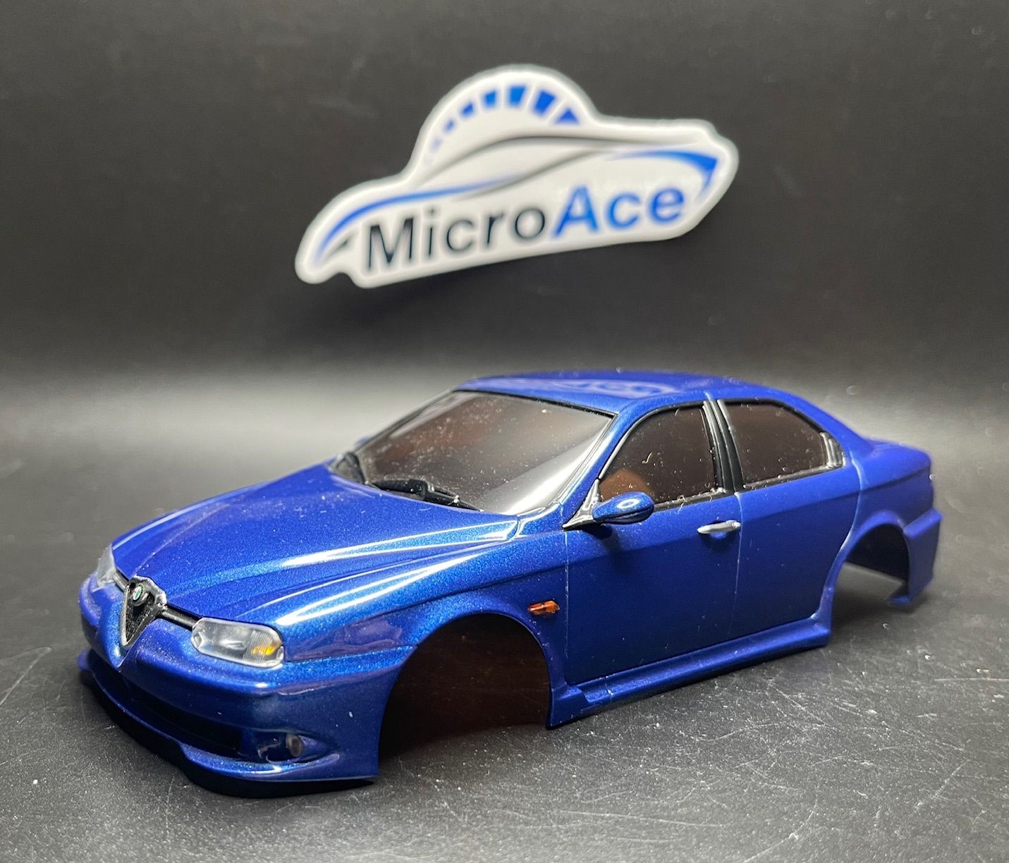 Used Kyosho Mini-Z Body Auto Scale Collection Alfa Romeo 156 GTA Metallic Blue