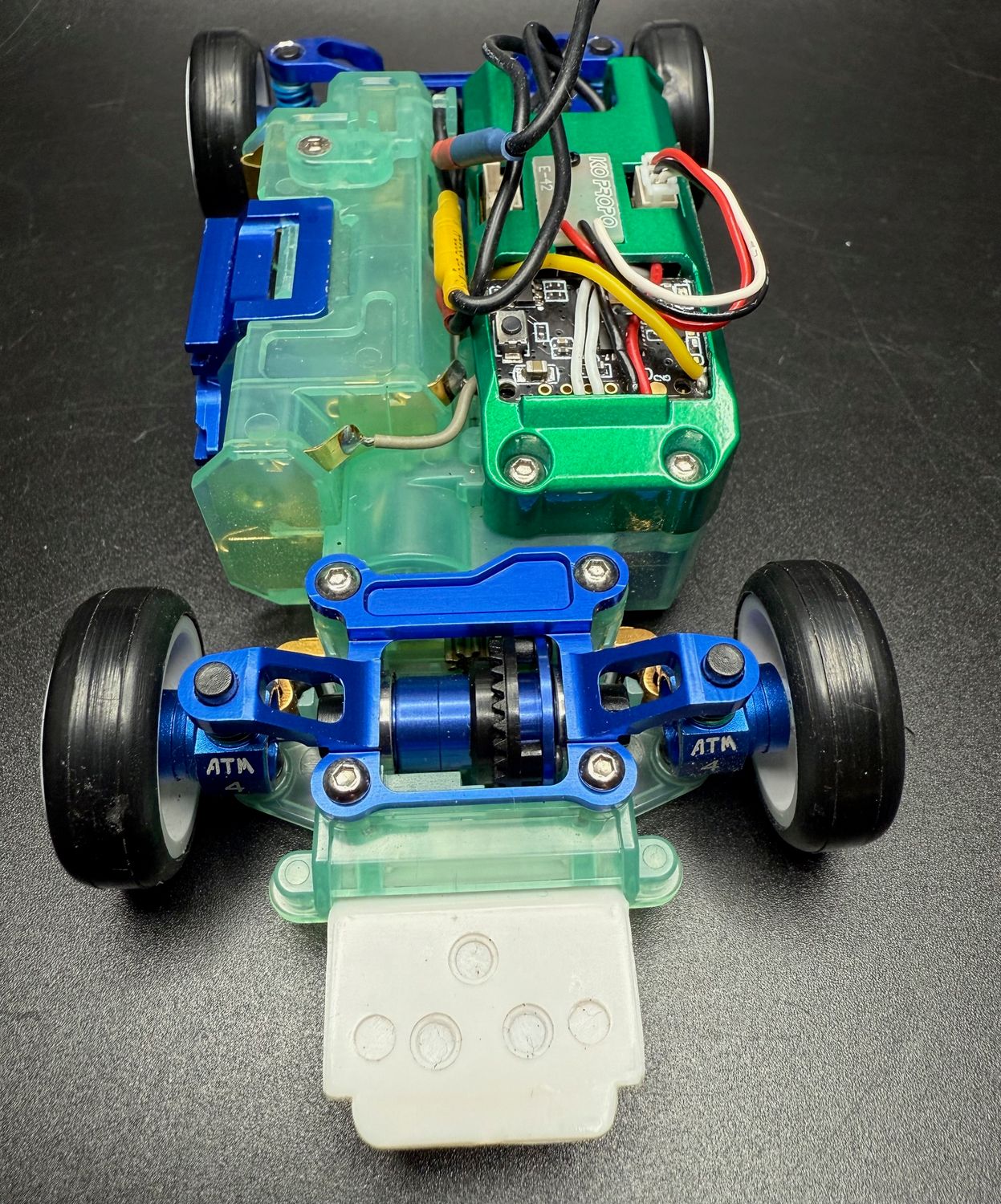 Highly Upgraded Brushless NB4 AWD Mini-Z with rare Falken Porsche