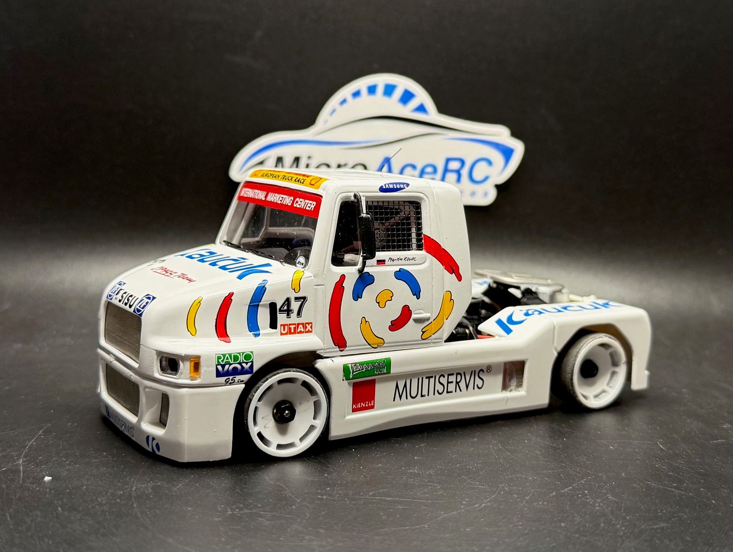Used Mini-z MR03 stretched LM euro truck conversion FHSS Used Mini-z MR03 stretched LM euro truck conversion FHSS