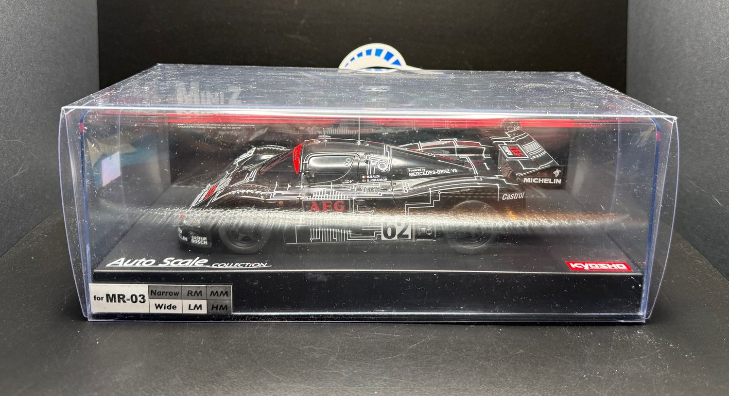 Kyosho ASC MR03W-LM Sauber Mercedes C9 No62 1988 [MZP345AG]