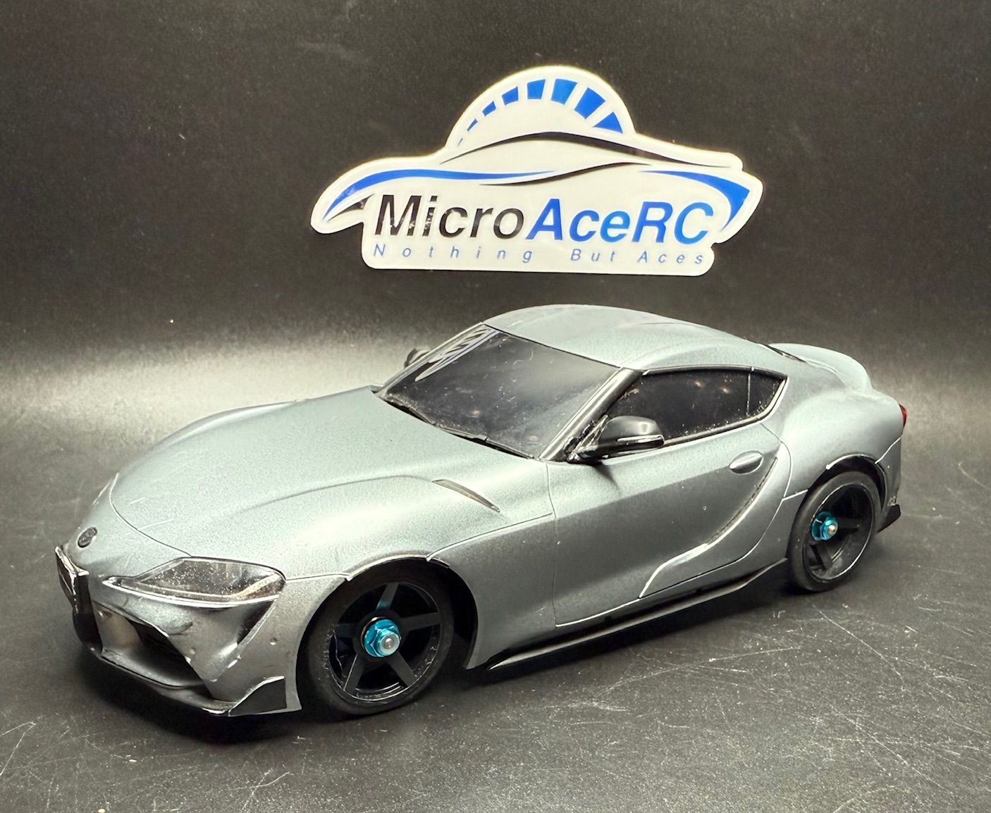Used Rare Mini-z MR02 ASF Toyota Supra with many aluminum upgrades