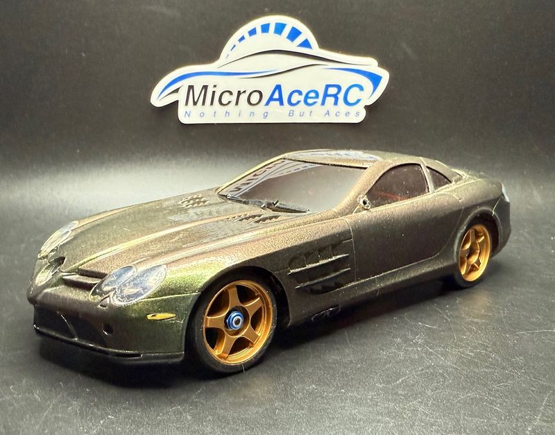 Used Mini-z MR03 ASF Many Upgrades Mercedes SLR McLaren body Used Mini-z MR03 ASF Many Upgrades Mercedes SLR McLaren body