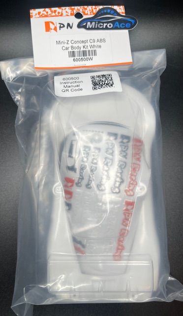 Racing Concept C9 ABS Hard-Body - PN Racing White