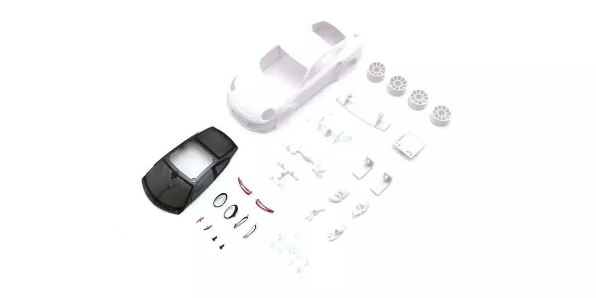 MZN232 Porsche 911 GT3 RS - Unpainted White Body Set - Kyosho