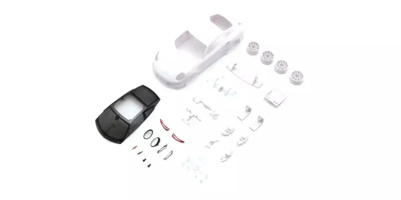 MZN232 Porsche 911 GT3 RS - Unpainted White Body Set - Kyosho