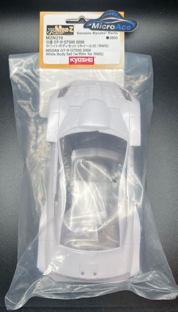 MZN219 NISSAN GTR GT500 2008 white body set