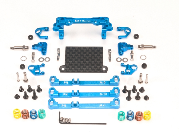 PN V4 Double A-Arm Front Suspension MR3080B Blue